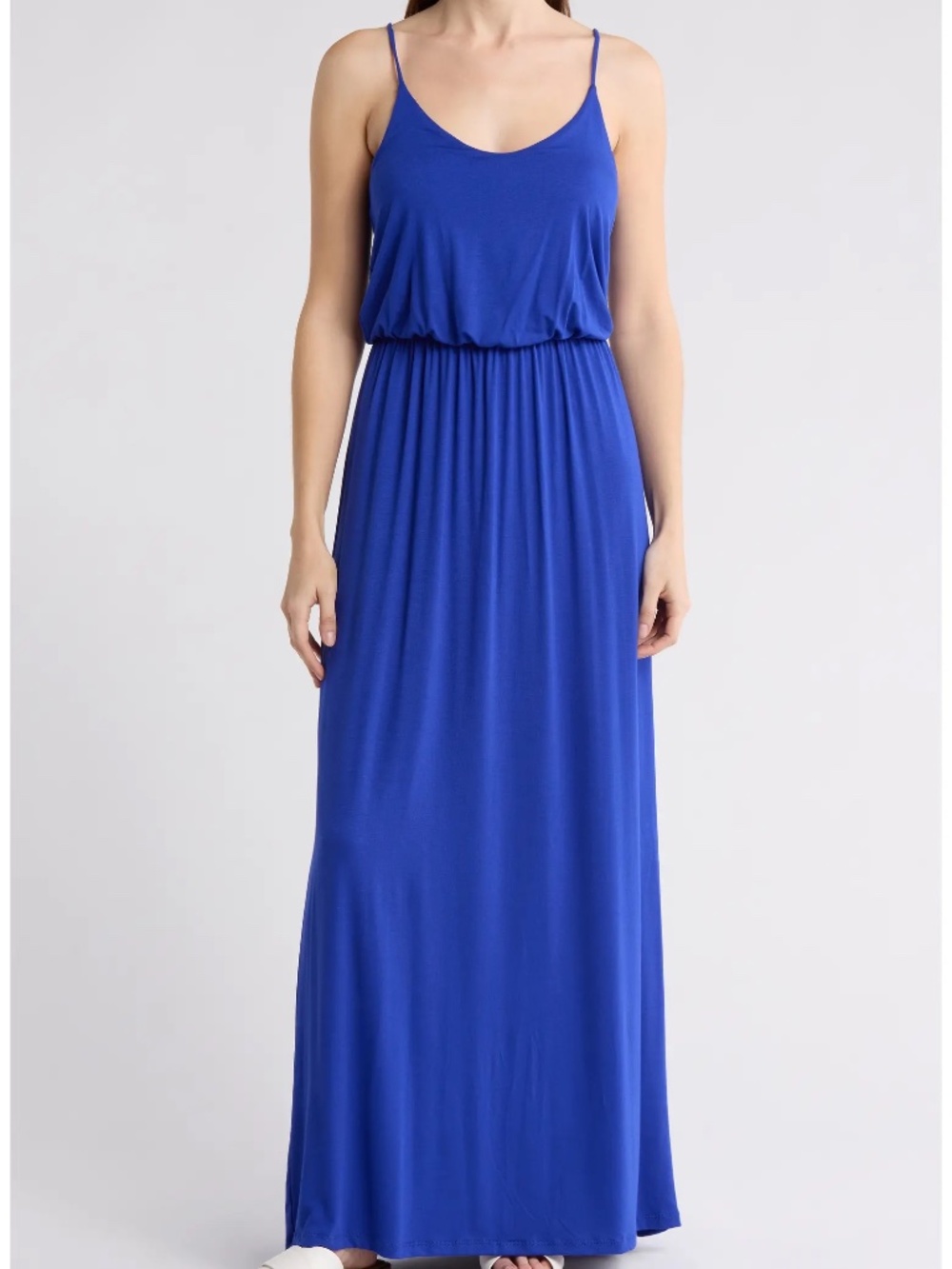 Lush Knit Maxi Dress, Cobalt Blue
